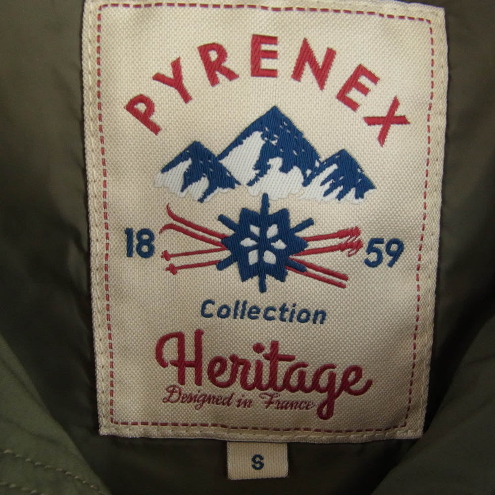 Pyrenex ピレネックス SPOUTNIC VEST SMOOTH スポートニック  スプートニック ダウン ベスト カーキ系 S【中古】