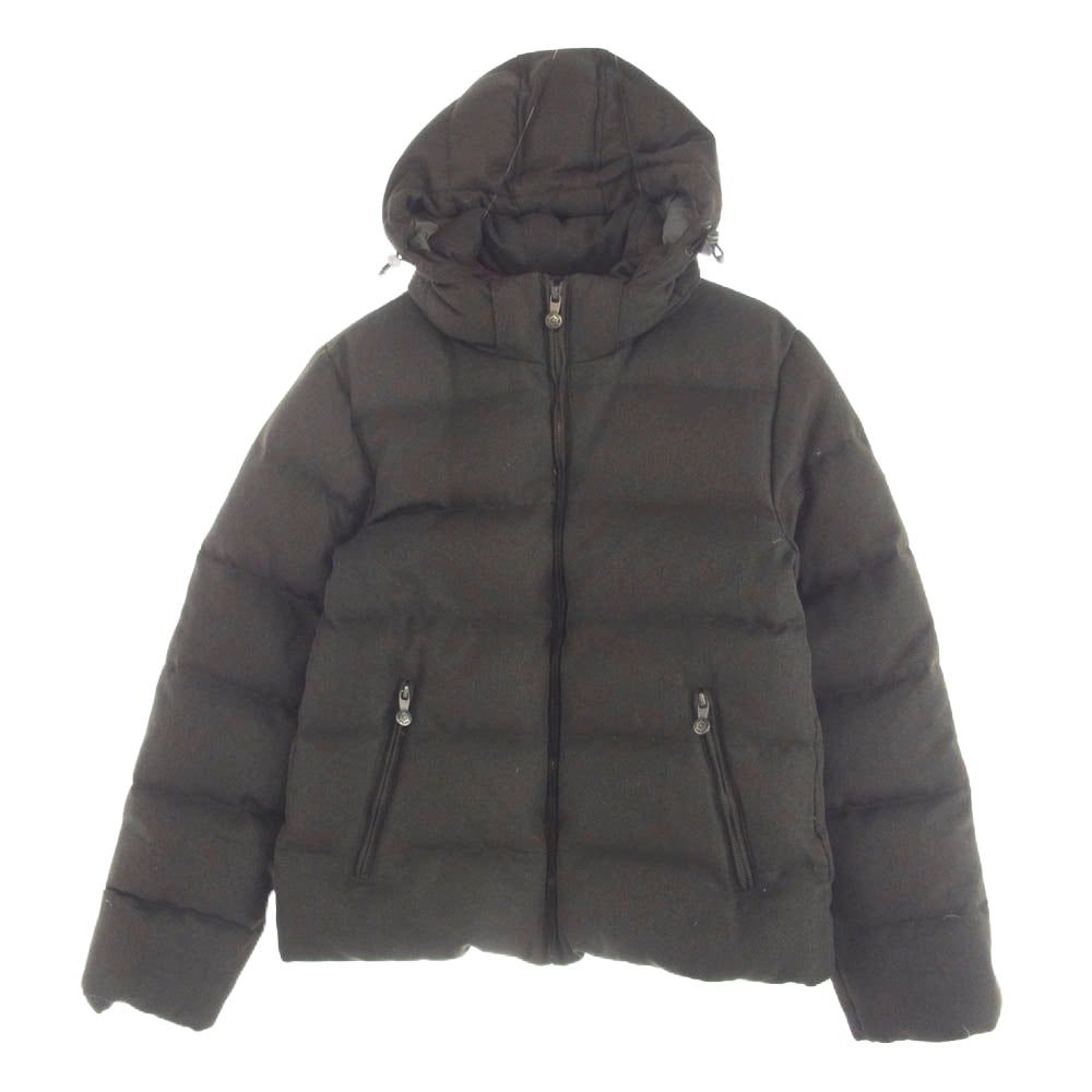 Pyrenex ピレネックス HMG018 SPOUTNIC JACKET DRILL スポートニック スプートニック ジャケット ブラウン系 S【中古】