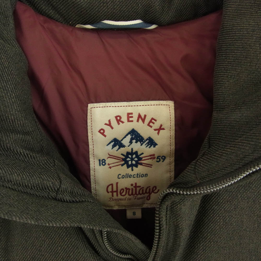 Pyrenex ピレネックス HMG018 SPOUTNIC JACKET DRILL スポートニック スプートニック ジャケット ブラウン系 S【中古】