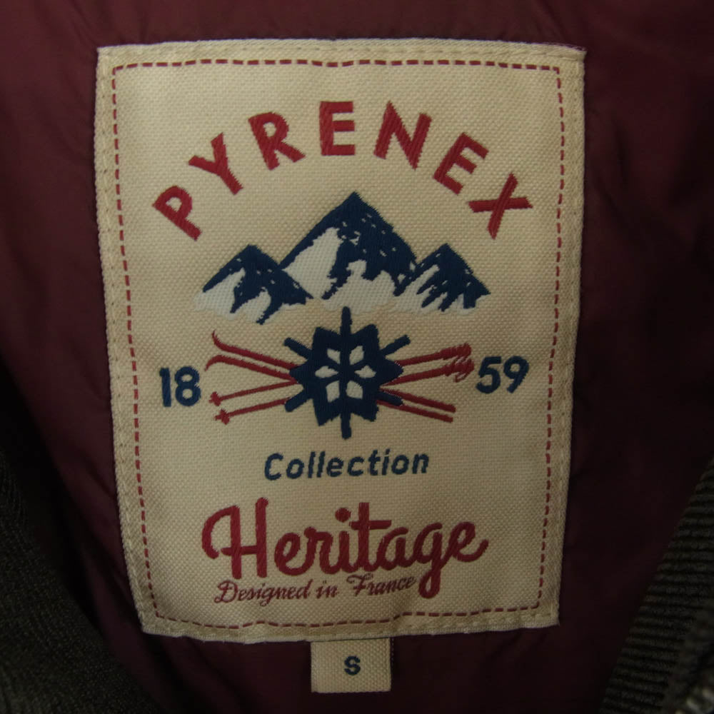 Pyrenex ピレネックス HMG018 SPOUTNIC JACKET DRILL スポートニック スプートニック ジャケット ブラウン系 S【中古】