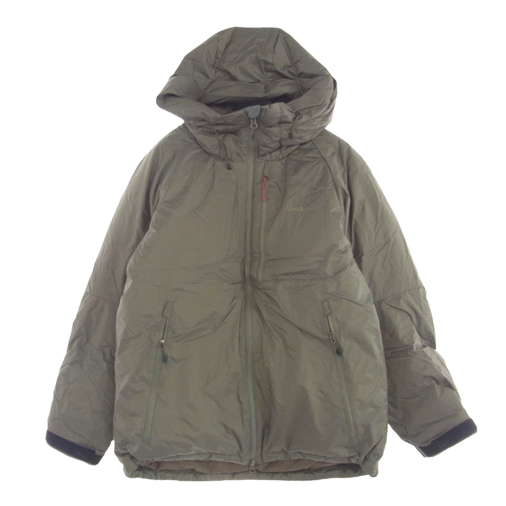 NANGA ナンガ AURORA TEX DOWN JACKET オーロラテックス ダウンジャケット カーキ系 M【美品】【中古】