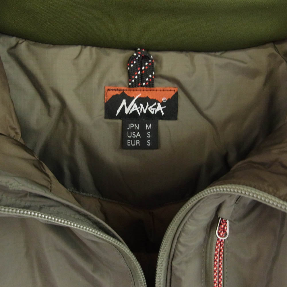 NANGA ナンガ AURORA TEX DOWN JACKET オーロラテックス ダウンジャケット カーキ系 M【美品】【中古】