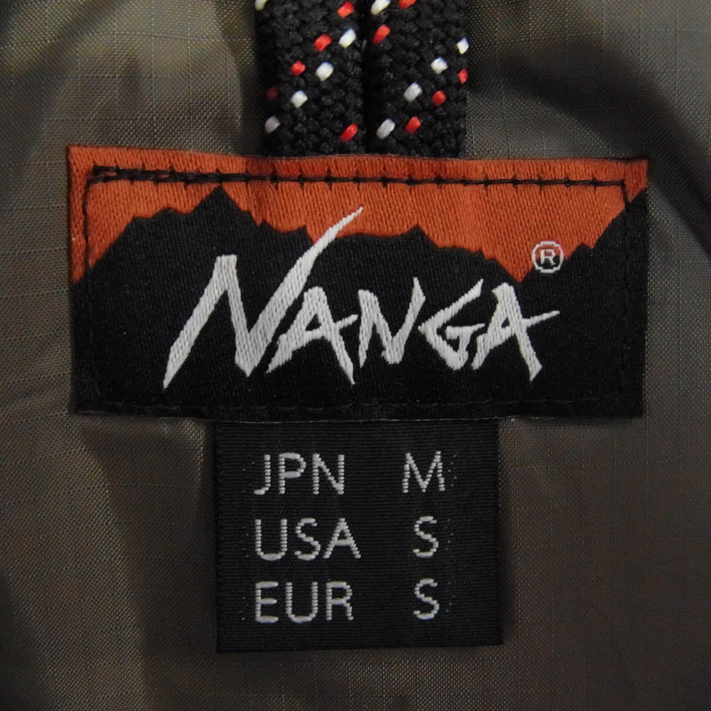 NANGA ナンガ AURORA TEX DOWN JACKET オーロラテックス ダウンジャケット カーキ系 M【美品】【中古】