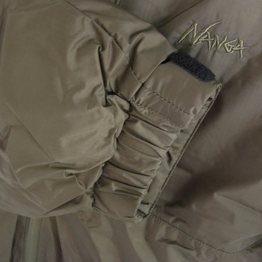 NANGA ナンガ AURORA TEX DOWN JACKET オーロラテックス ダウンジャケット カーキ系 M【美品】【中古】