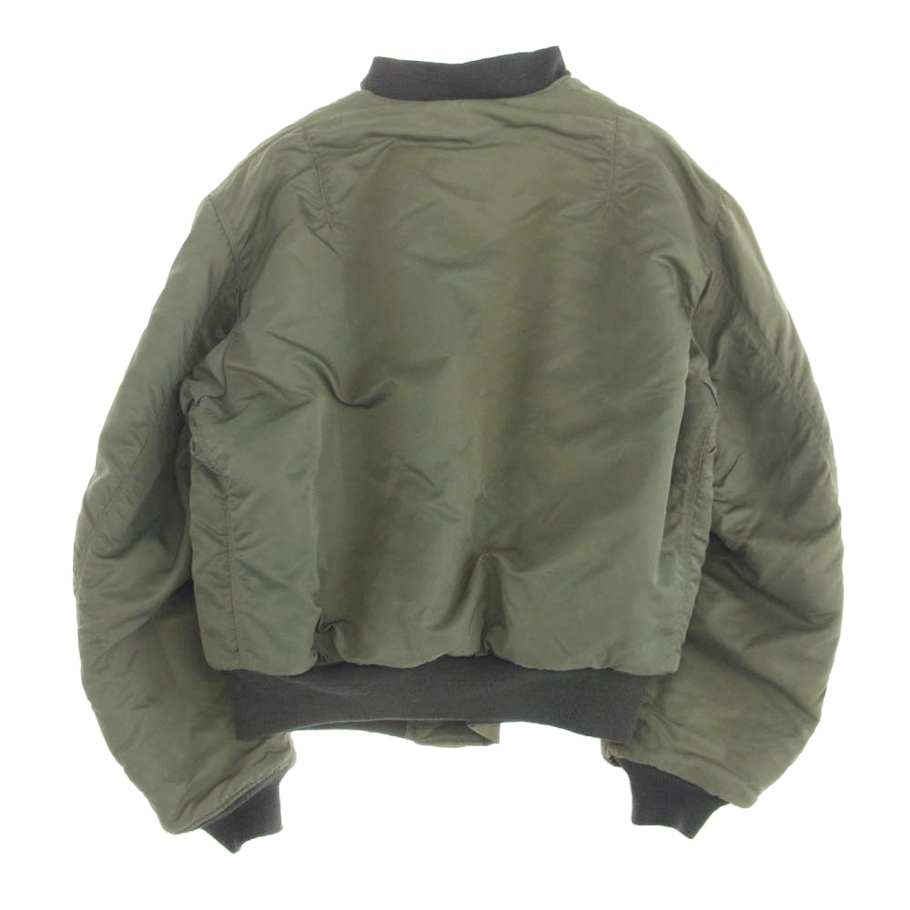 Buzz Rickson's バズリクソンズ M13785 初期型 M品番 フライトジャケット MA-1 ブルゾン カーキ系 XL【中古】