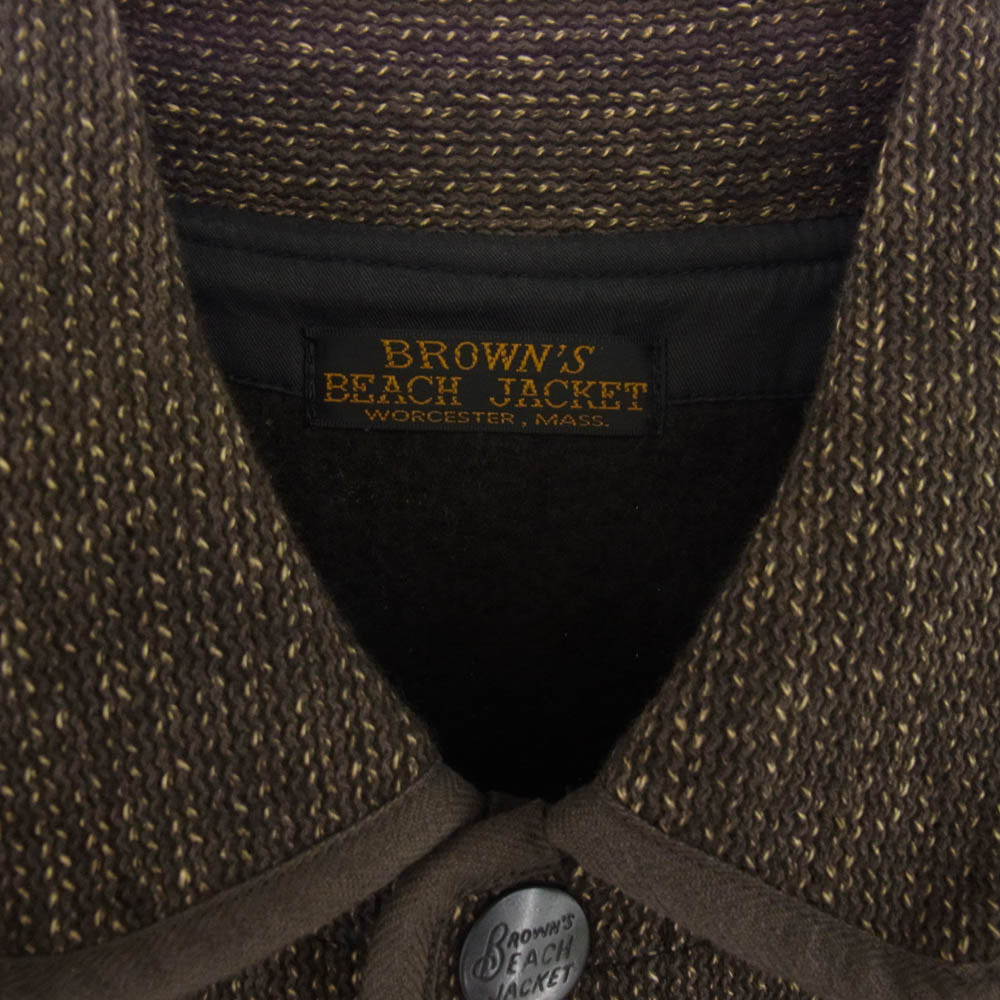 FULLCOUNT フルカウント BBJ6-002 BROWN'S BEACH ブラウンズビーチ ジャケット ダークブラウン系 36【中古】