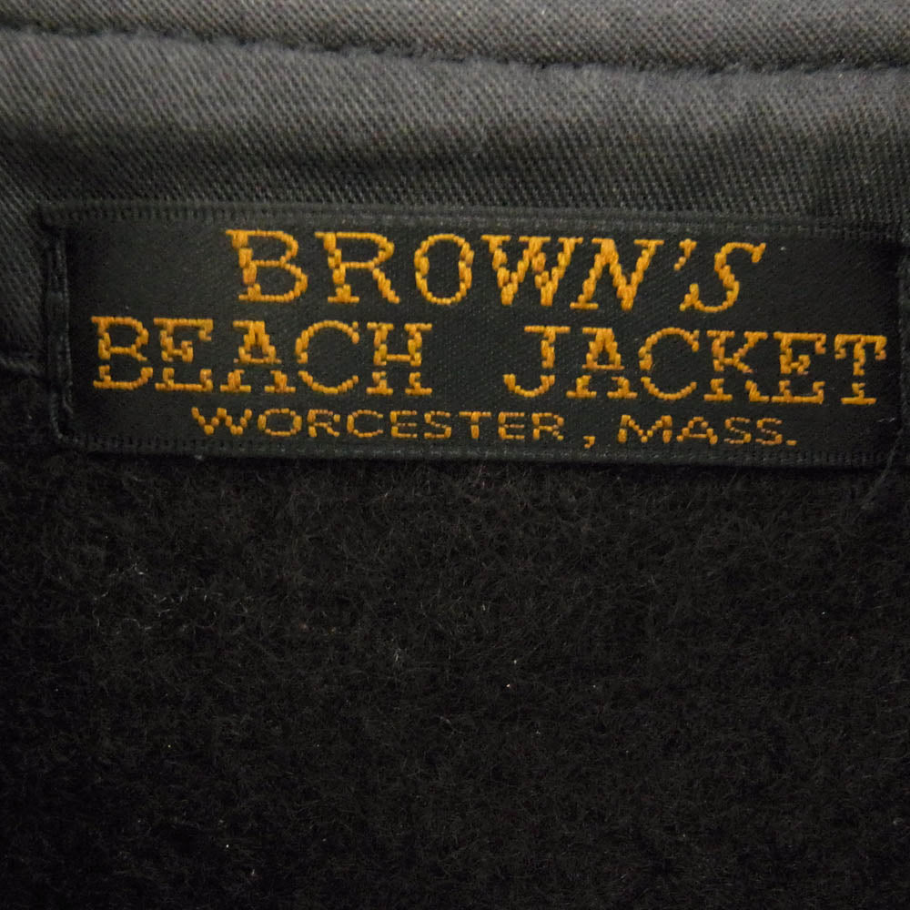 FULLCOUNT フルカウント BBJ6-002 BROWN'S BEACH ブラウンズビーチ ジャケット ダークブラウン系 36【中古】