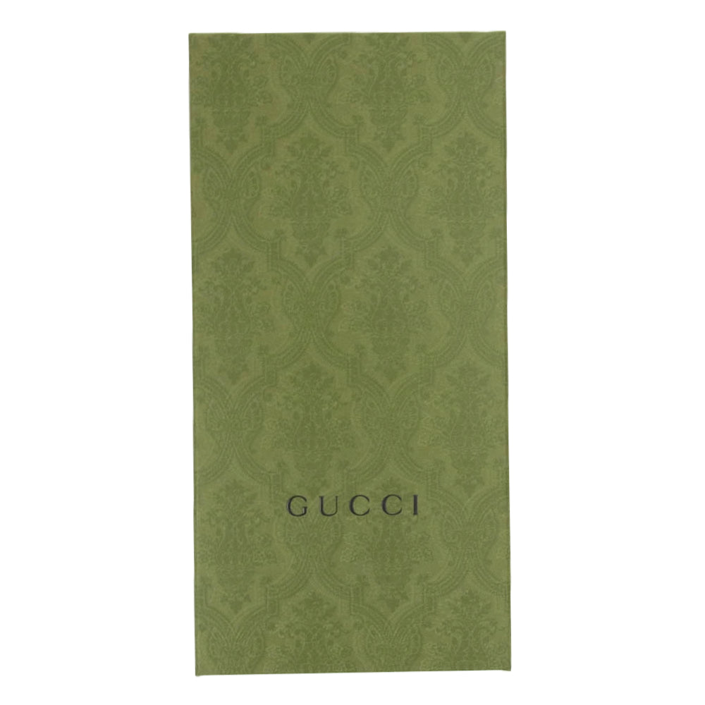 GUCCI グッチ 677884 4E002 インターロッキングG シルク ネクタイ ブラック系【中古】