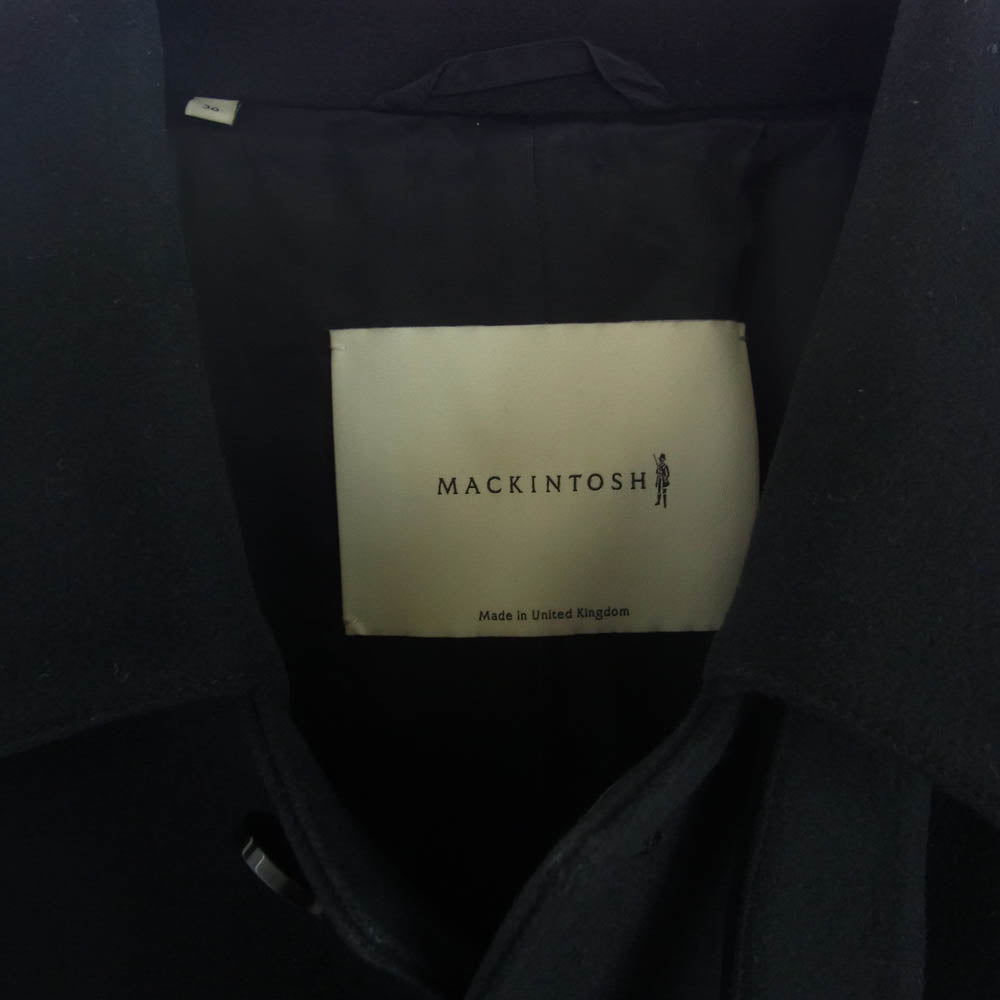 Mackintosh マッキントッシュ GM-1001F DUNKELD ダンケルド ストームシステム ウール ステンカラーコート ブラック系 36【中古】