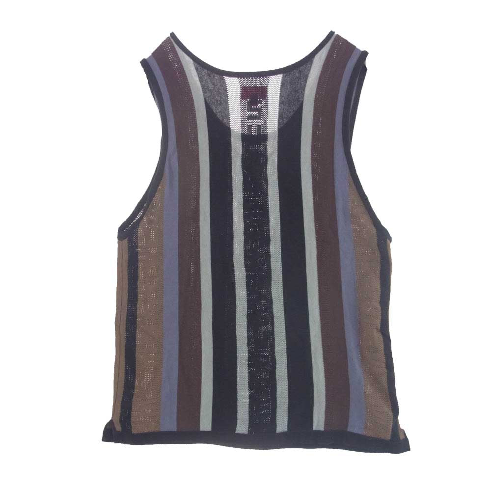 Supreme シュプリーム 23SS knit stripe tank top ニット ストライプ タンク トップ マルチカラー系 S【中古】