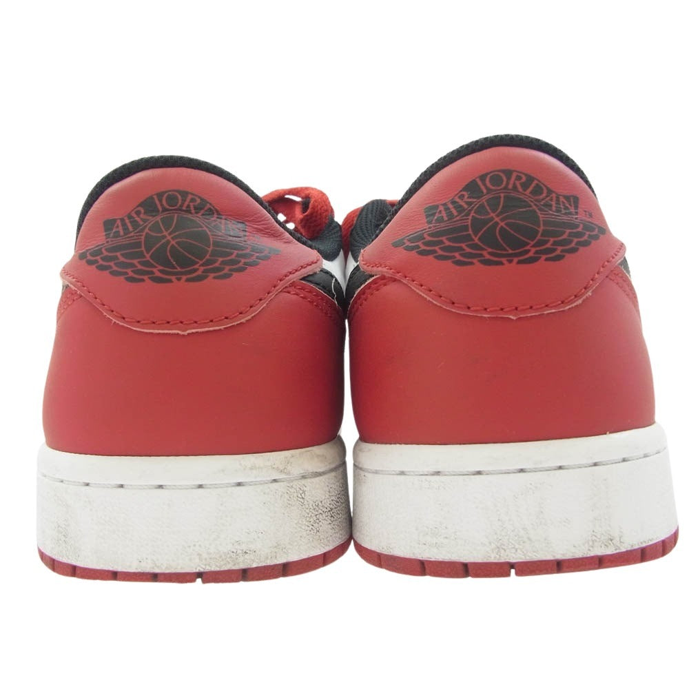 NIKE ナイキ CZ0790-106 Air Jordan 1 Retro Low OG Black Toe エアジョーダン1 レトロ ロー OG ブラック トゥ スニーカー ブラック系 ホワイト系 レッド系 27cm【中古】