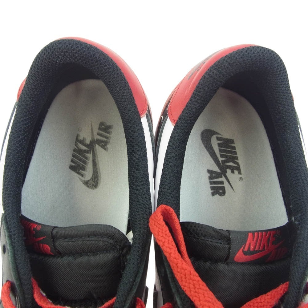 NIKE ナイキ CZ0790-106 Air Jordan 1 Retro Low OG Black Toe エアジョーダン1 レトロ ロー OG ブラック トゥ スニーカー ブラック系 ホワイト系 レッド系 27cm【中古】