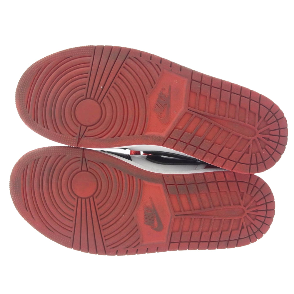 NIKE ナイキ CZ0790-106 Air Jordan 1 Retro Low OG Black Toe エアジョーダン1 レトロ ロー OG ブラック トゥ スニーカー ブラック系 ホワイト系 レッド系 27cm【中古】