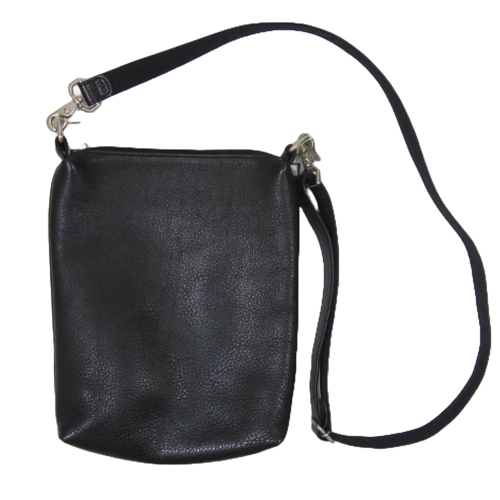 カイコー Leather Shoulder Bag レザー ショルダー バッグ ブラック系【中古】