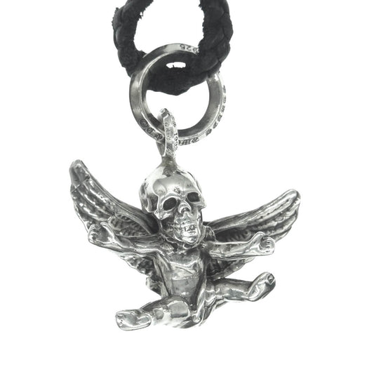 CHROME HEARTS クロムハーツ（原本無） FOTI MISS LERLENE フォティミスラーレン ペンダントトップ レザーブレイド ネックレス【中古】