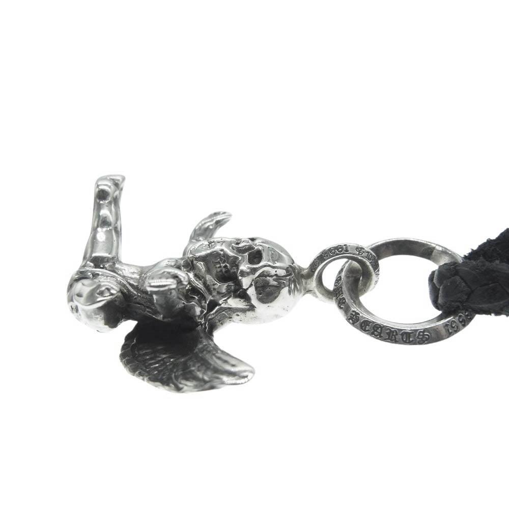CHROME HEARTS クロムハーツ（原本無） FOTI MISS LERLENE フォティミスラーレン ペンダントトップ レザーブレイド ネックレス【中古】
