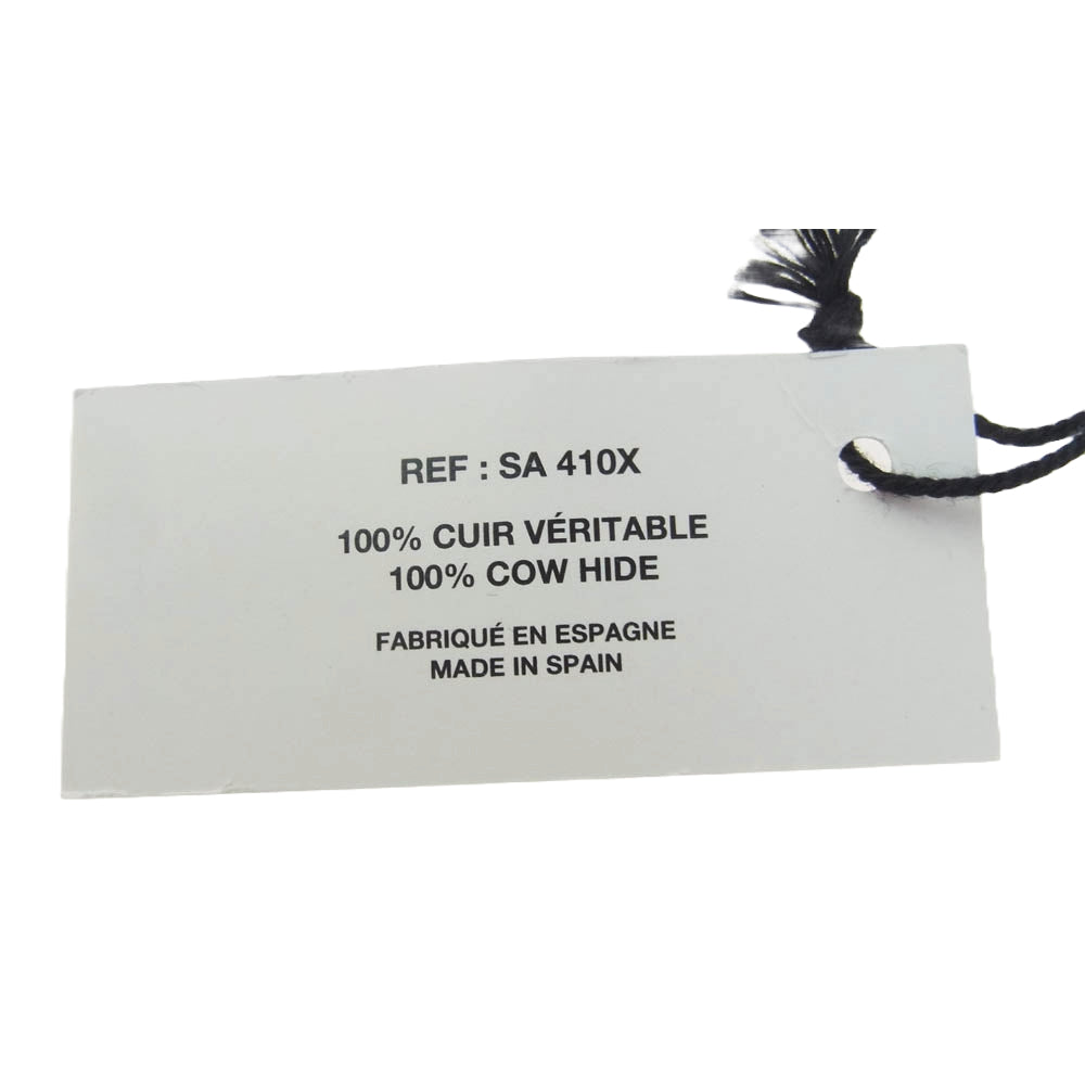 COMME des GARCONS コムデギャルソン SA 410X レザー ラウンド ファスナー 小銭入れ コインケース オフホワイト系【中古】