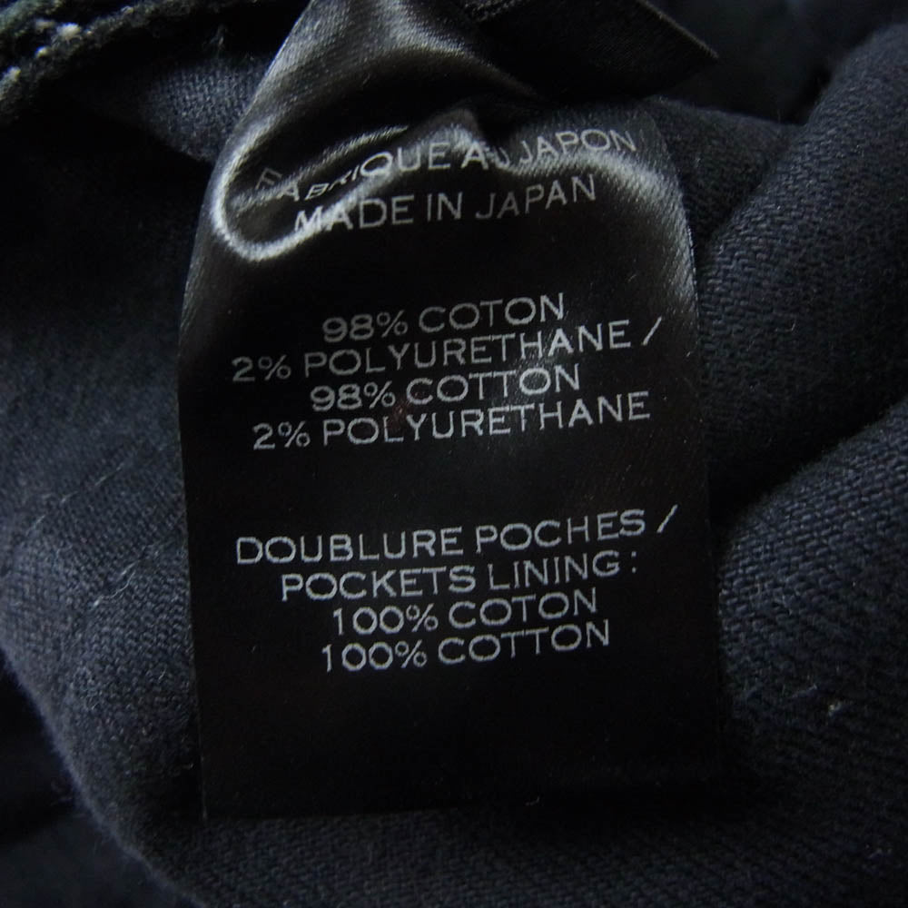 BALMAIN バルマン ダメージ加工 クラシック バイカー ジーンズ デニム パンツ ブラック系 30【中古】