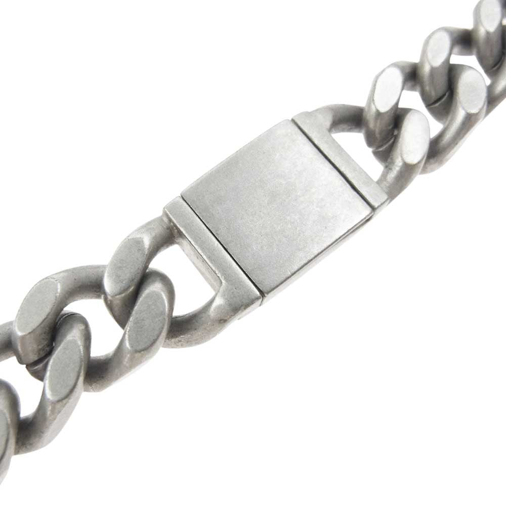 MAISON MARGIELA メゾンマルジェラ S30UU0048 S12681 Logo Carabiner Necklace チェーン ネックレス シルバー系【中古】