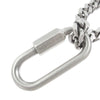 MAISON MARGIELA メゾンマルジェラ S30UU0048 S12681 Logo Carabiner Necklace チェーン ネックレス シルバー系【中古】