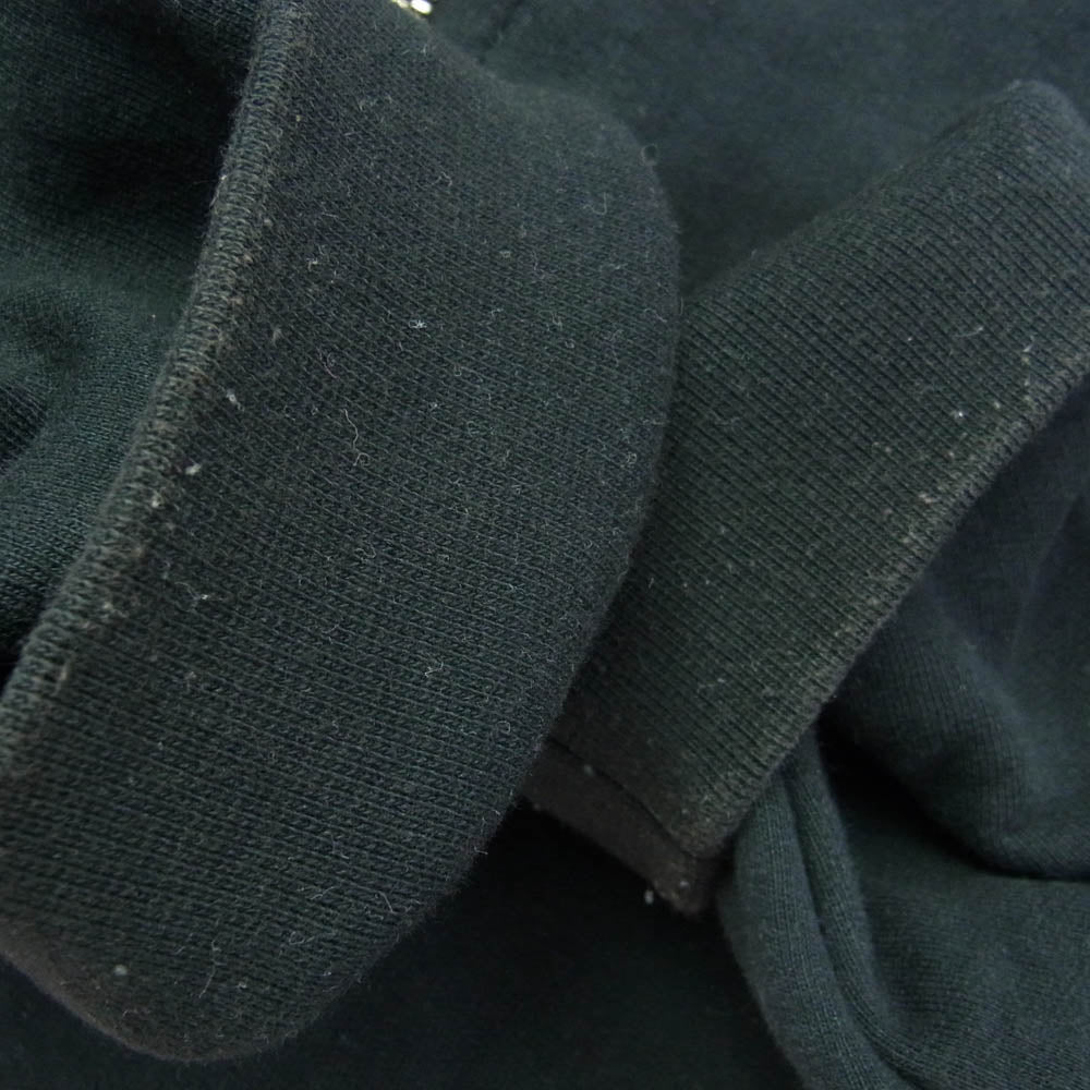 RAF SIMONS ラフシモンズ 15AW 152-182 robot hand hoodie バックプリント RSパッチ付き ジップアップ スウェット パーカー ブラック系 M【中古】