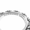 CHROME HEARTS クロムハーツ（原本無） CROSS BAND クロスバンド リング シルバー系 24号【中古】