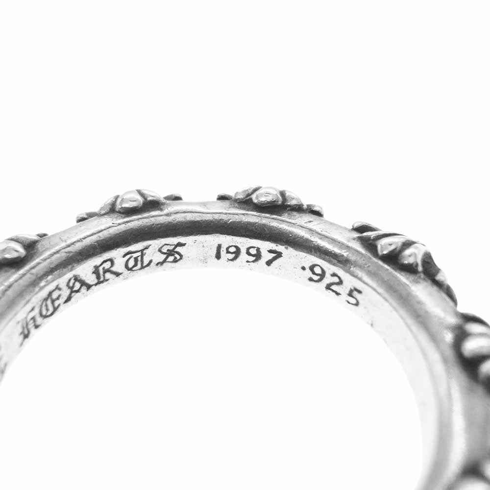 CHROME HEARTS クロムハーツ（原本無） CROSS BAND クロスバンド リング シルバー系 24号【中古】