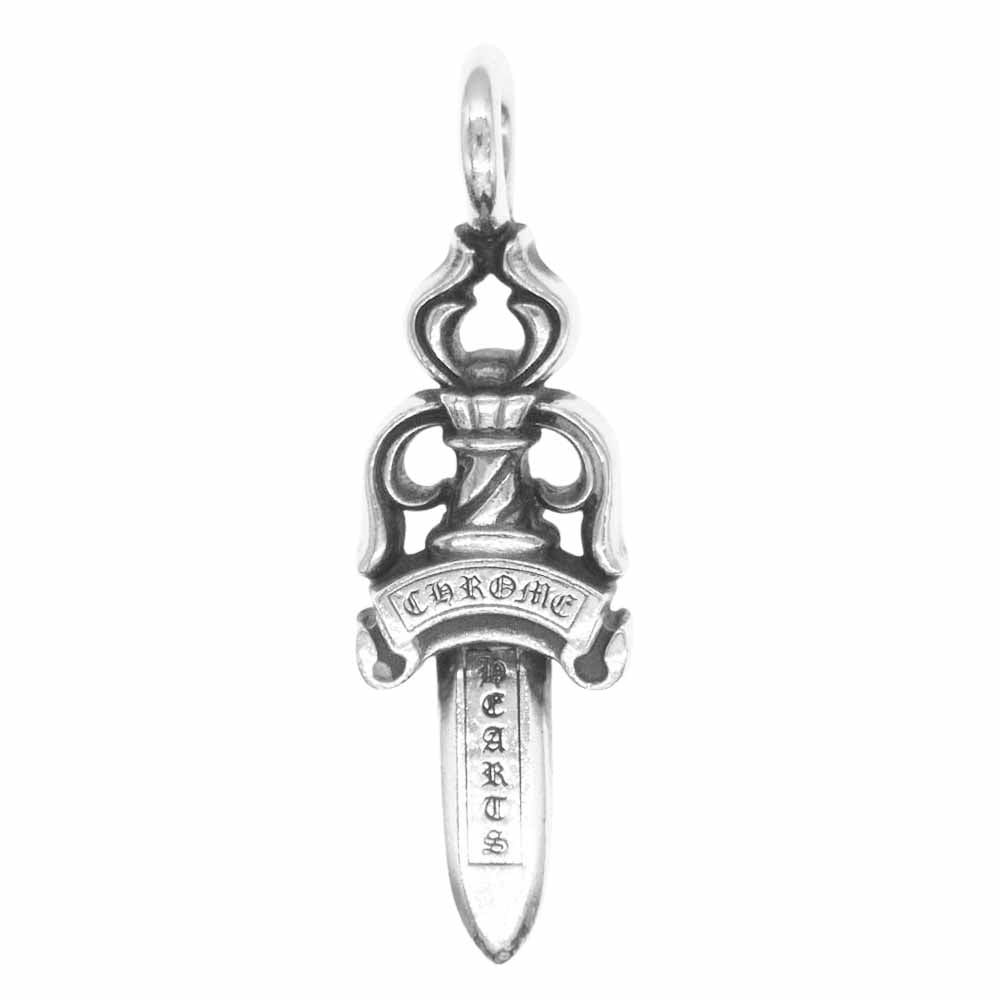 CHROME HEARTS クロムハーツ（原本無） BlackSymphony購入証明書付属 DOUBLE DAGGER ダブルダガー ペンダントトップ シルバー系【中古】