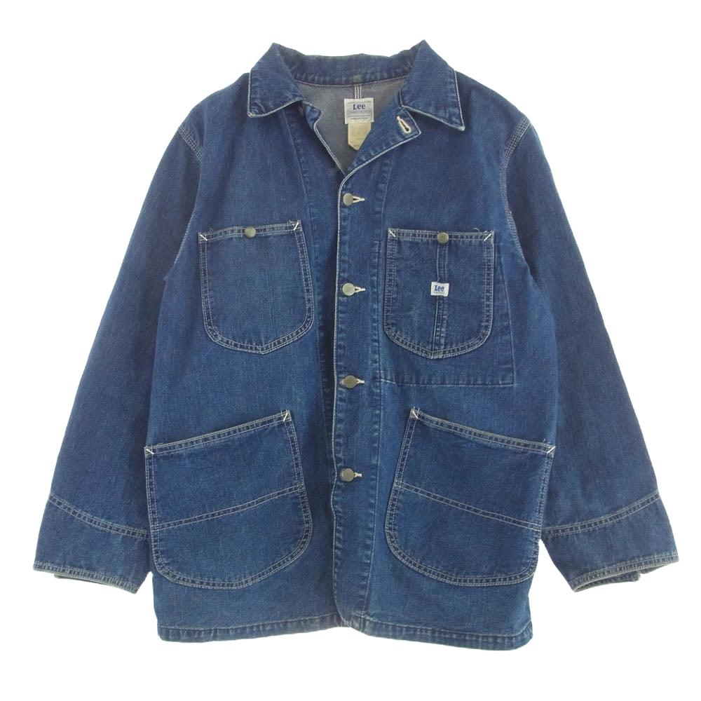 Lee リー 412 91-J ハウスタグ復刻 デニム カバーオール ジャケット インディゴブルー系 M【中古】