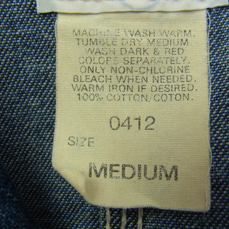 Lee リー 412 91-J ハウスタグ復刻 デニム カバーオール