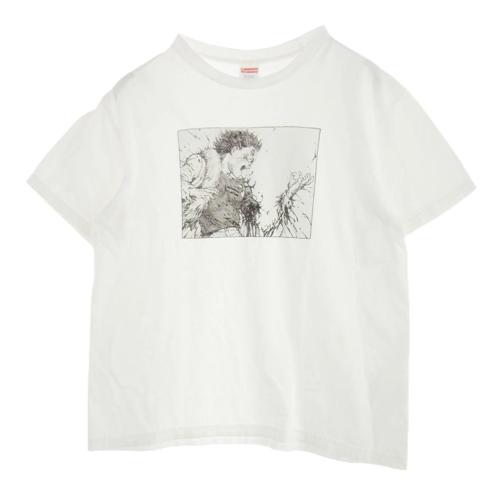 Supreme シュプリーム 17AW × AKIRA Arm Tee アキラ アームプリント 半袖 Tシャツ ホワイト ホワイト系 M【中古】