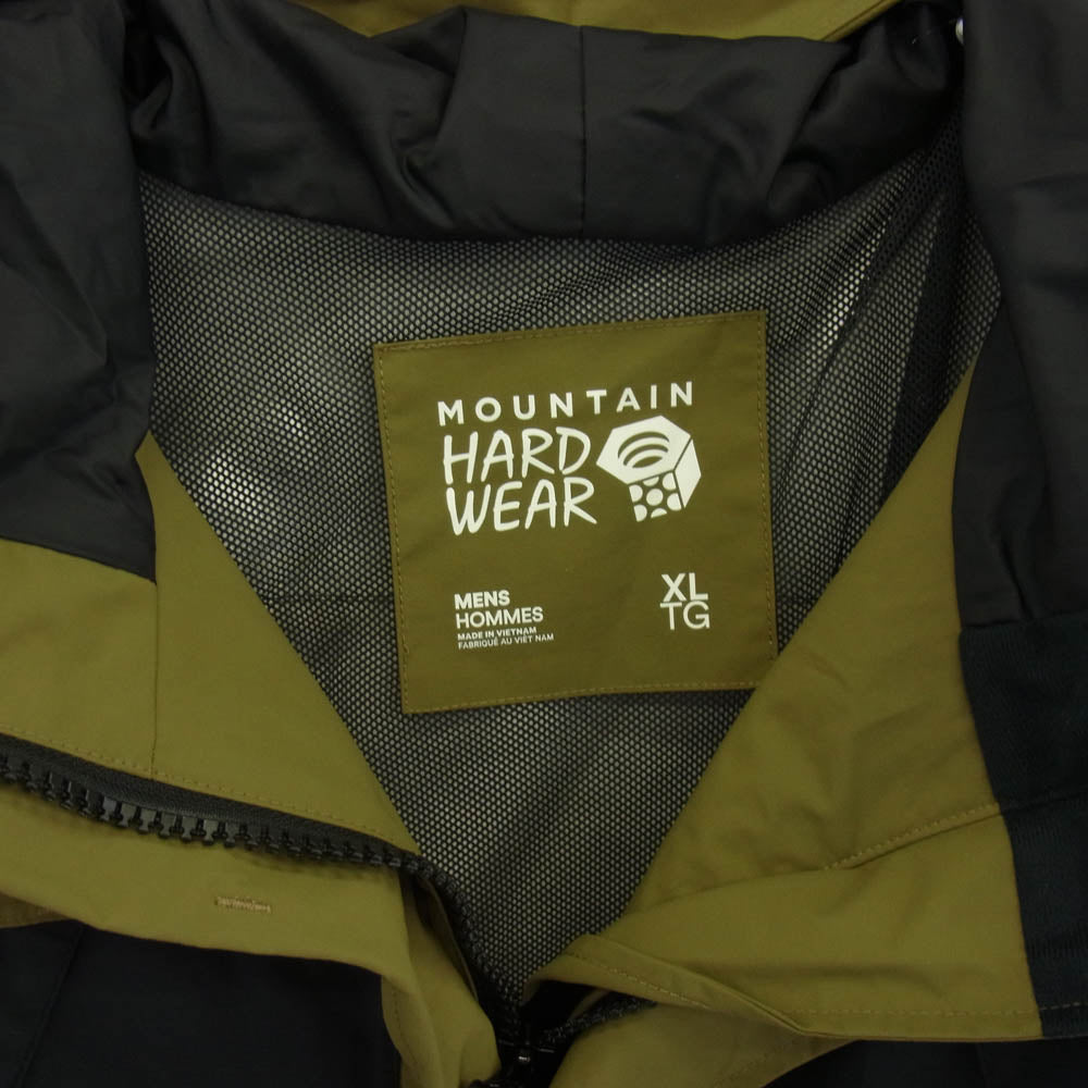 Mountain Hardwear 220 OE9711 Paradigm Jacket パラダイム ジャケット マウンテン パーカー ナイロン ジャケット カーキ系 XL【中古】