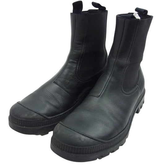 LOEWE ロエベ サイドゴア チェルシー ブーツ ブラック系 41【中古】