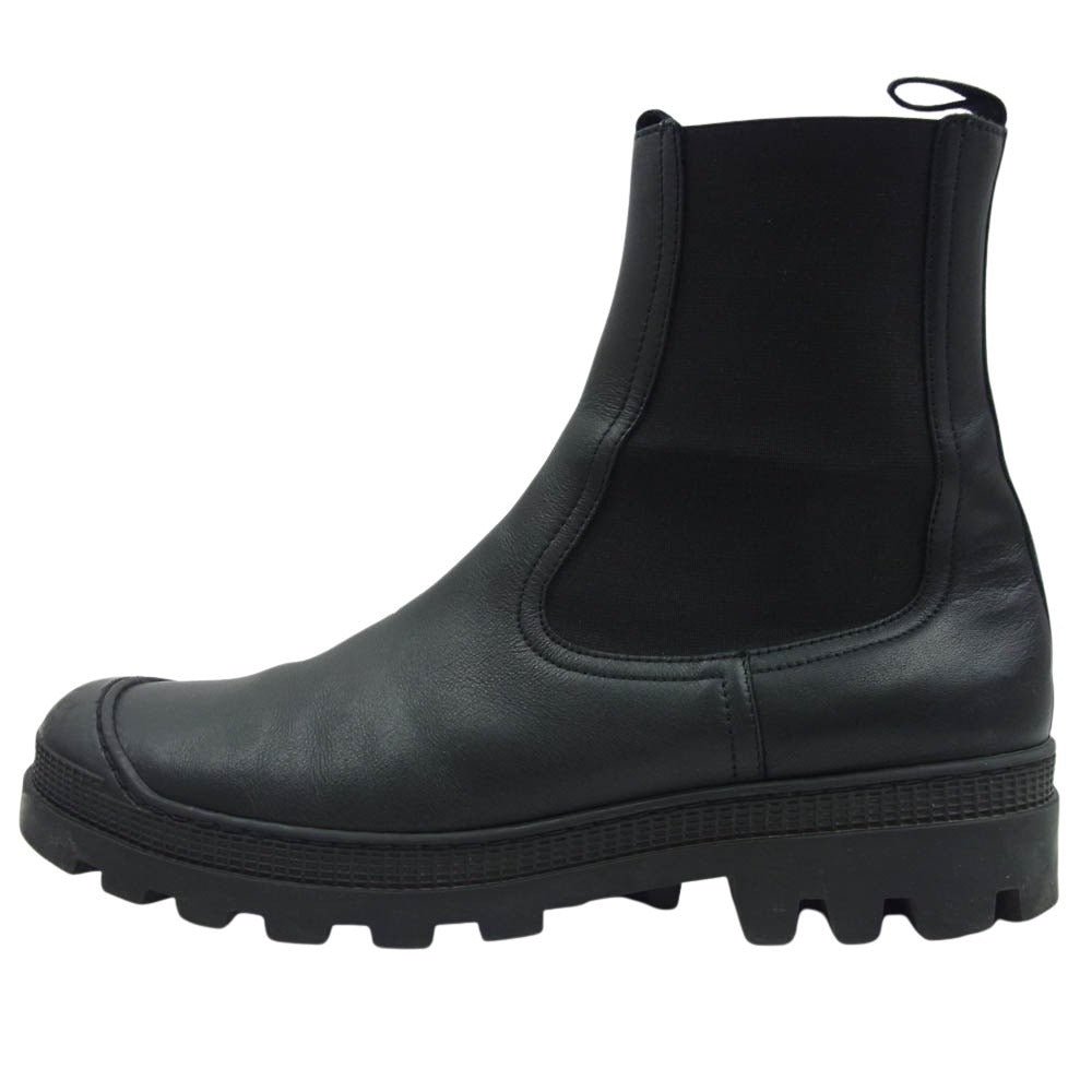 LOEWE ロエベ サイドゴア チェルシー ブーツ ブラック系 41【中古】