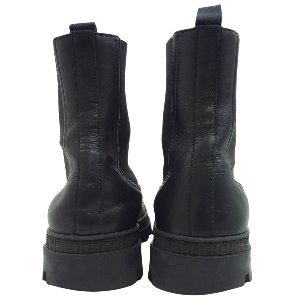 LOEWE ロエベ サイドゴア チェルシー ブーツ ブラック系 41【中古】