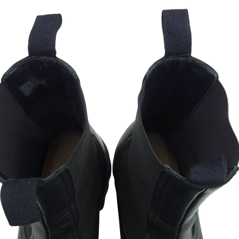 LOEWE ロエベ サイドゴア チェルシー ブーツ ブラック系 41【中古】