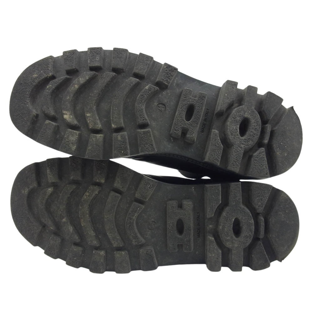 LOEWE ロエベ サイドゴア チェルシー ブーツ ブラック系 41【中古】