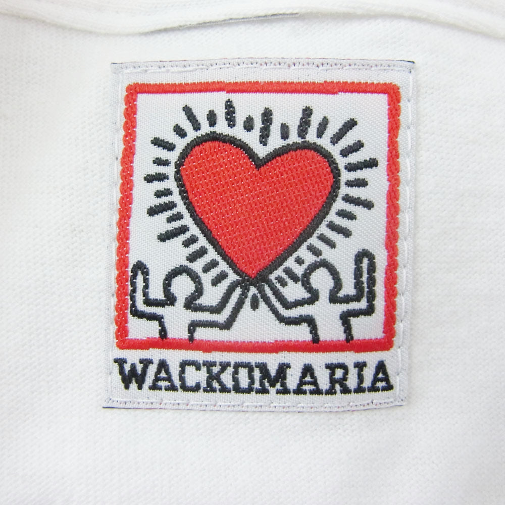 WACKO MARIA ワコマリア KEITH HARING キース へリング 半袖 Tシャツ ホワイト系 M【中古】