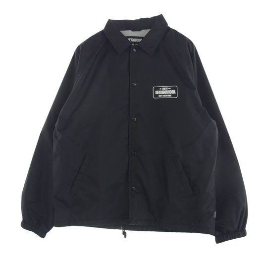 NEIGHBORHOOD ネイバーフッド 22AW 222TSNH-JKM01 WINDBREAKER JK NY ウィンドブレイカー コーチ ジャケット ブラック系 M【美品】【中古】