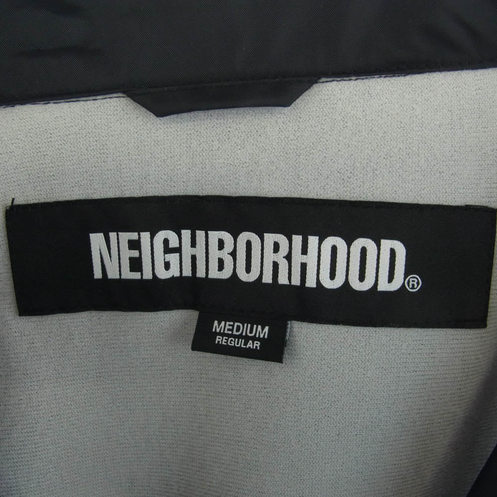 NEIGHBORHOOD ネイバーフッド 22AW 222TSNH-JKM01 WINDBREAKER JK NY ウィンドブレイカー コーチ ジャケット ブラック系 M【美品】【中古】