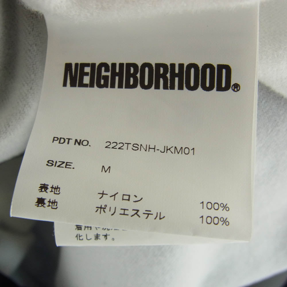 NEIGHBORHOOD ネイバーフッド 22AW 222TSNH-JKM01 WINDBREAKER JK NY ウィンドブレイカー コーチ ジャケット ブラック系 M【美品】【中古】