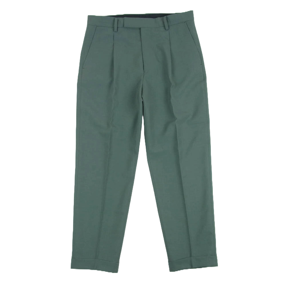 WACKO MARIA ワコマリア DORMEUIL PLEATED TROUSER トラウザー スラックス パンツ グレー系 L【美品】【中古】