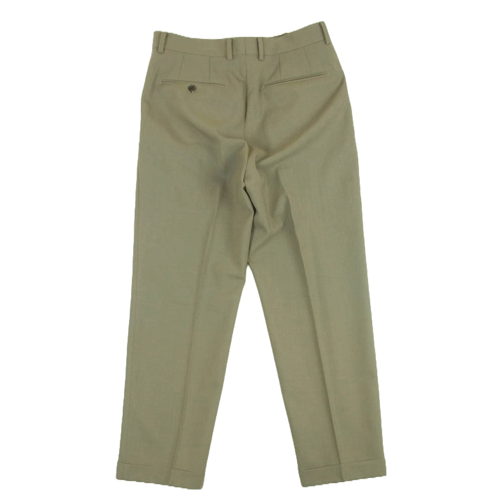 WACKO MARIA ワコマリア 23SS 23SS-WMP-TR07 DORMEUIL PLEATED TROUSER トラウザー スラックス パンツ ベージュ系 M【極上美品】【中古】