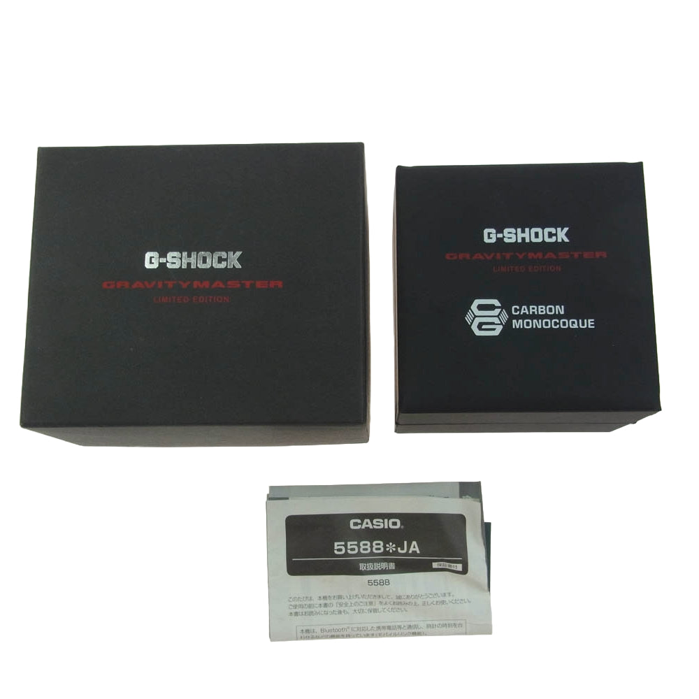 G-SHOCK ジーショック GWR-B1000X-1AJR GRAVITYMASTER Bluetooth タフソーラー 電波ソーラー 腕時計 ブラック系【中古】