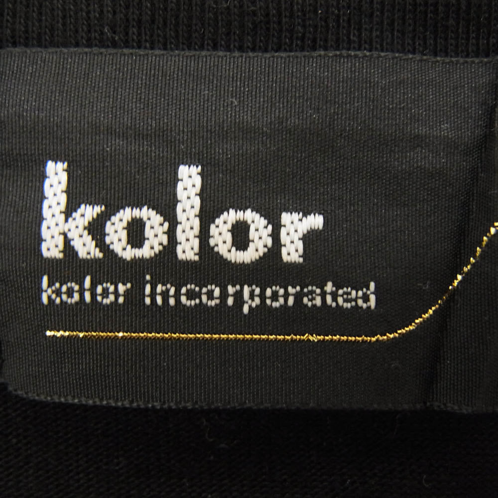 kolor カラー 25SCM-T07204-C スタッズ オーバーサイズ 半袖 Tシャツ ブラック系 5【中古】