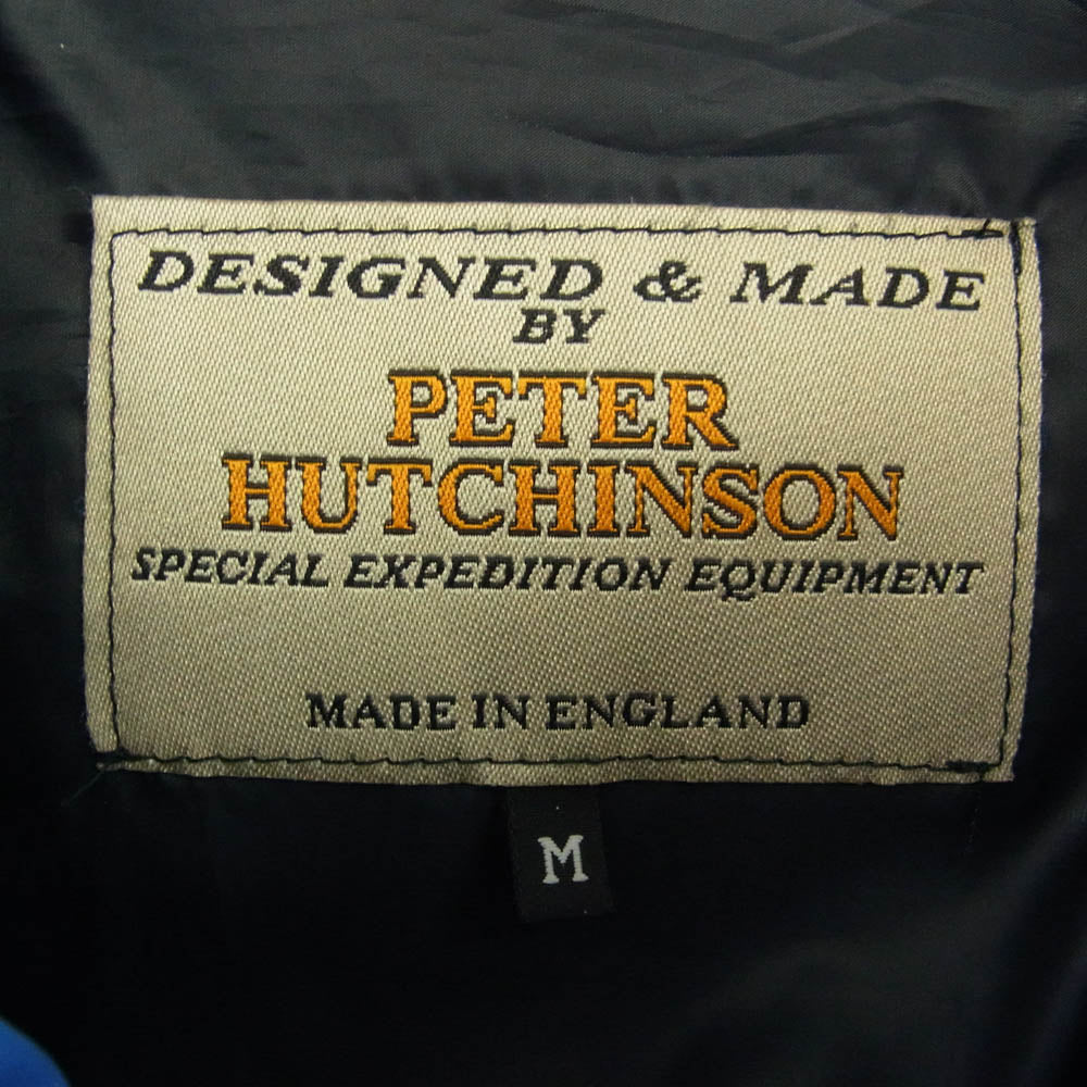 ピーターハッチンソン P.H.DESIGNS 止水ジップ ダウン ジャケット ブルー系 M【中古】
