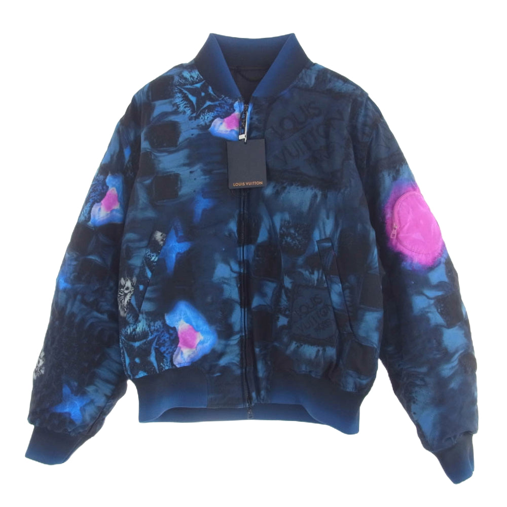 LOUIS VUITTON ルイ・ヴィトン 21AW HLB05EDR2 Solt Print Bomber ソルトプリント ボンバー ジャケット 50【新古品】【未使用】【中古】