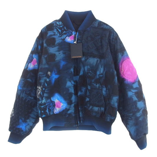 LOUIS VUITTON ルイ・ヴィトン 21AW HLB05EDR2 Solt Print Bomber ソルトプリント ボンバー ジャケット 50【新古品】【未使用】【中古】