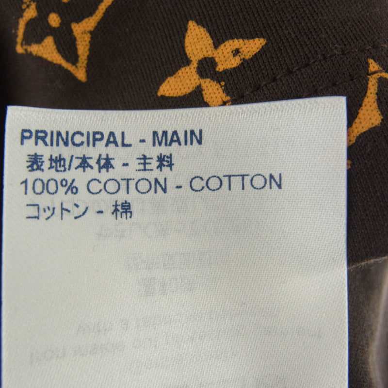 【美品】ヴィトン コットン Tシャツ RW202W レトロモノグラム LOUIS VUITTON ルイ・ヴィトン 20SS RW202W YCX FJTS14 1A848L