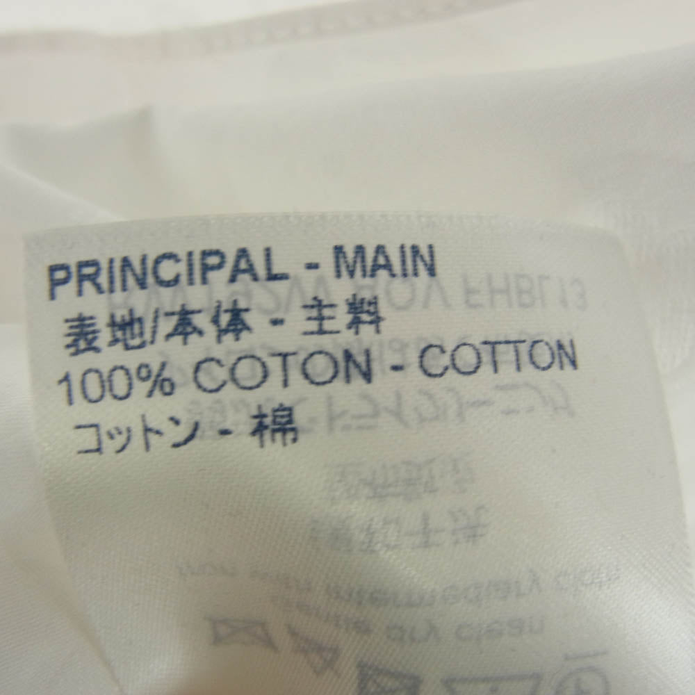 LOUIS VUITTON ルイ・ヴィトン RW192W AQV FHBL13 モノグラム 総柄 プルオーバー ノースリーブ シャツ フリル ジャガード ブラウス ホワイト系 34【中古】